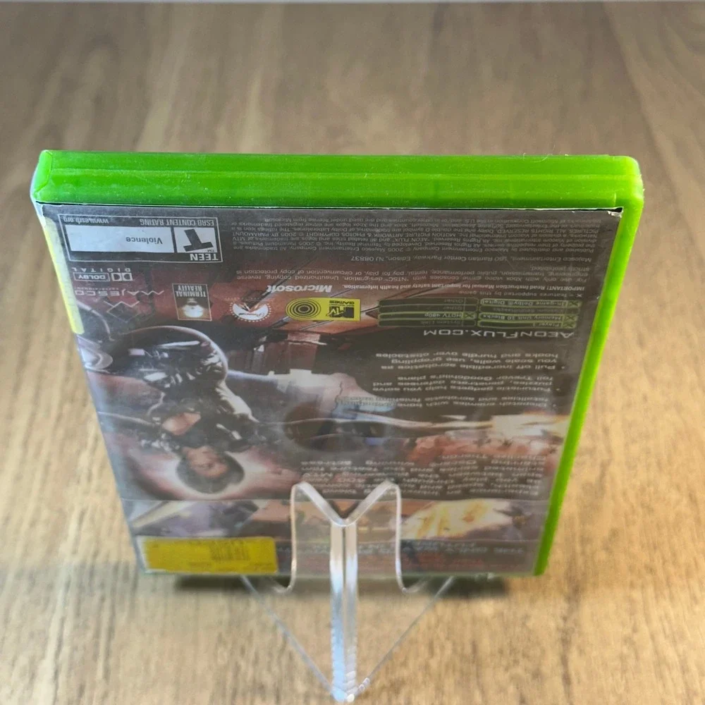 Majesco Aeon Flux Microsoft Xbox One Size Green Fair Condition Action Sci-Fi
